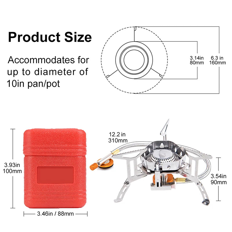 Outdoor Camping Butane Gas Stove