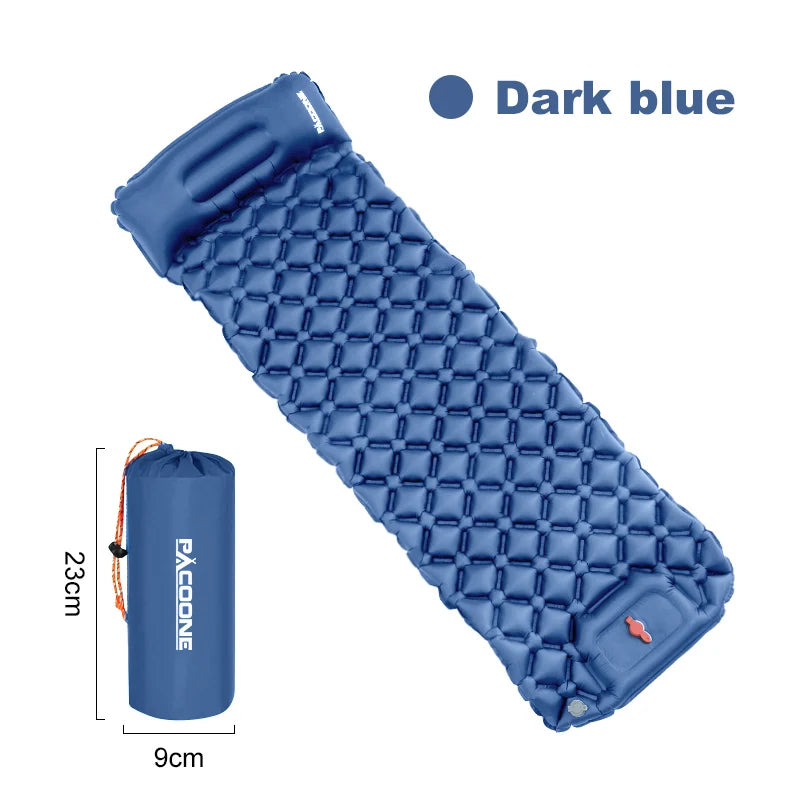 Outdoor Sleeping Pad with Built-in Pump