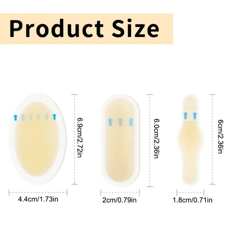 Adhesive Hydrocolloid Gel Blister Heel Stickers