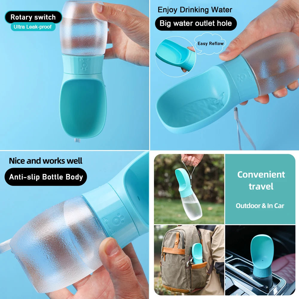 300/500 ml Portable Dog Water Bottle