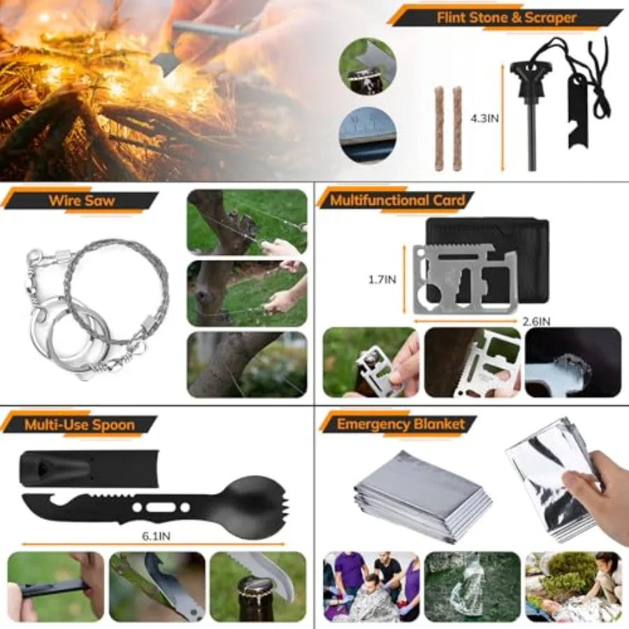 250pcs Survival Kit