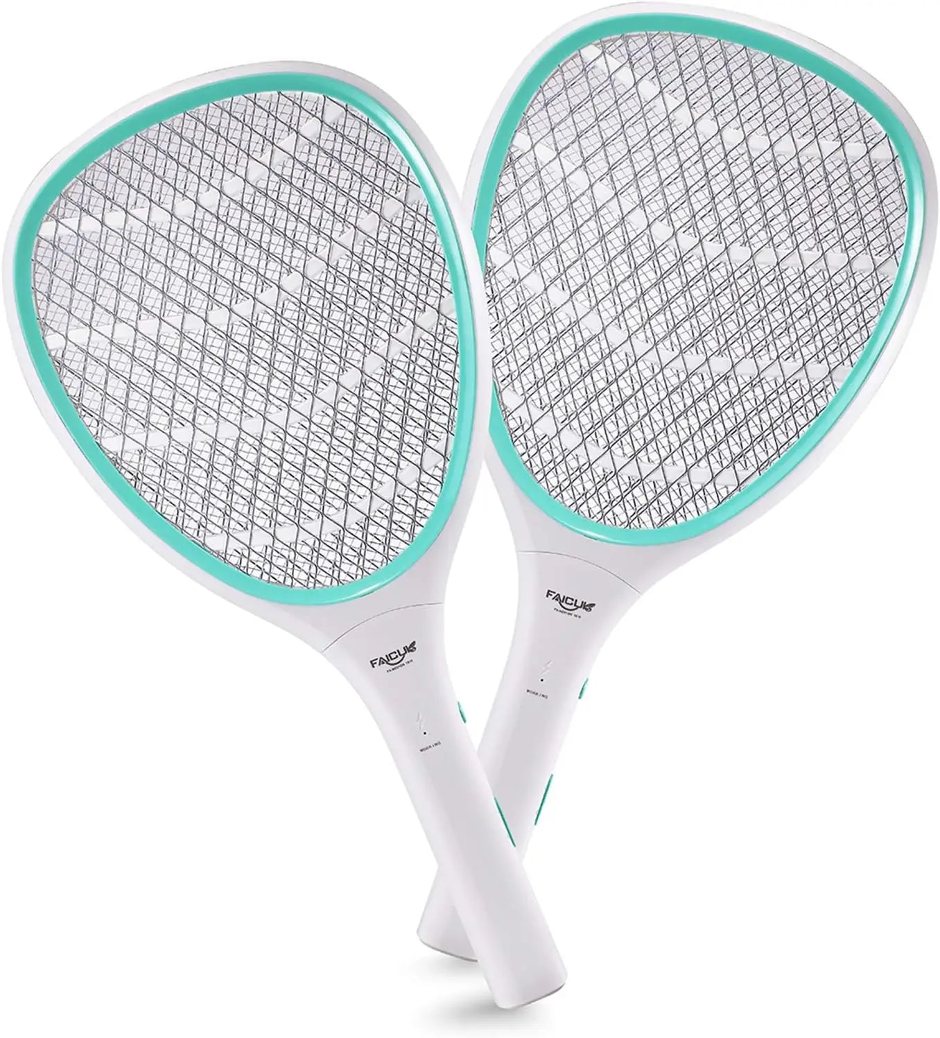 Electric Bug Zapper Racket - 2 Pack for Mosquitoes and Flies