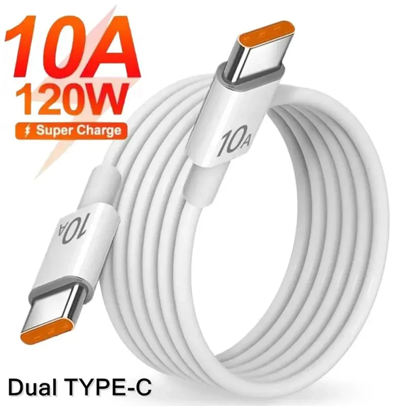 Dual USB-C To Type C Super Fast Charging Cable