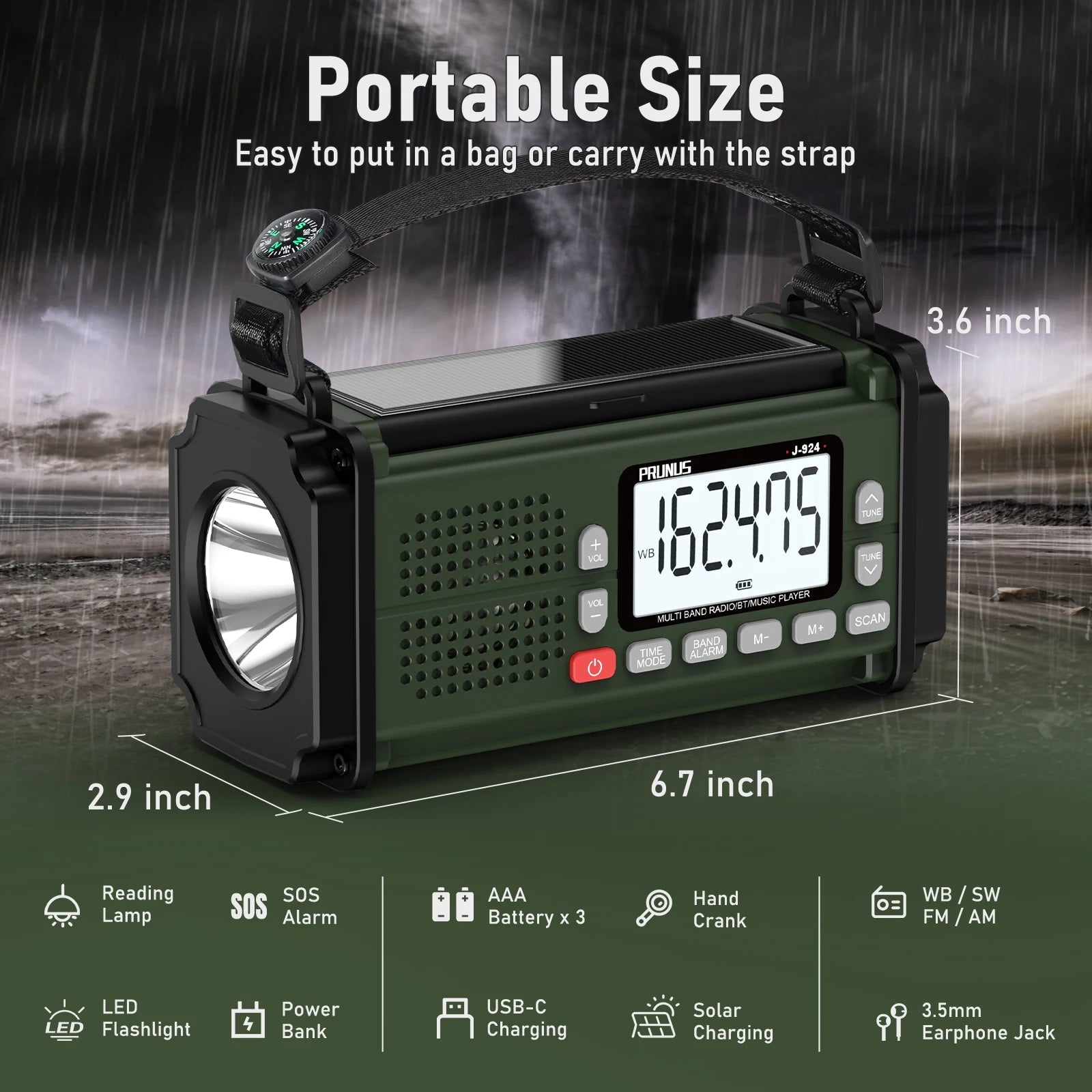 Hand Crank Emergency Radio