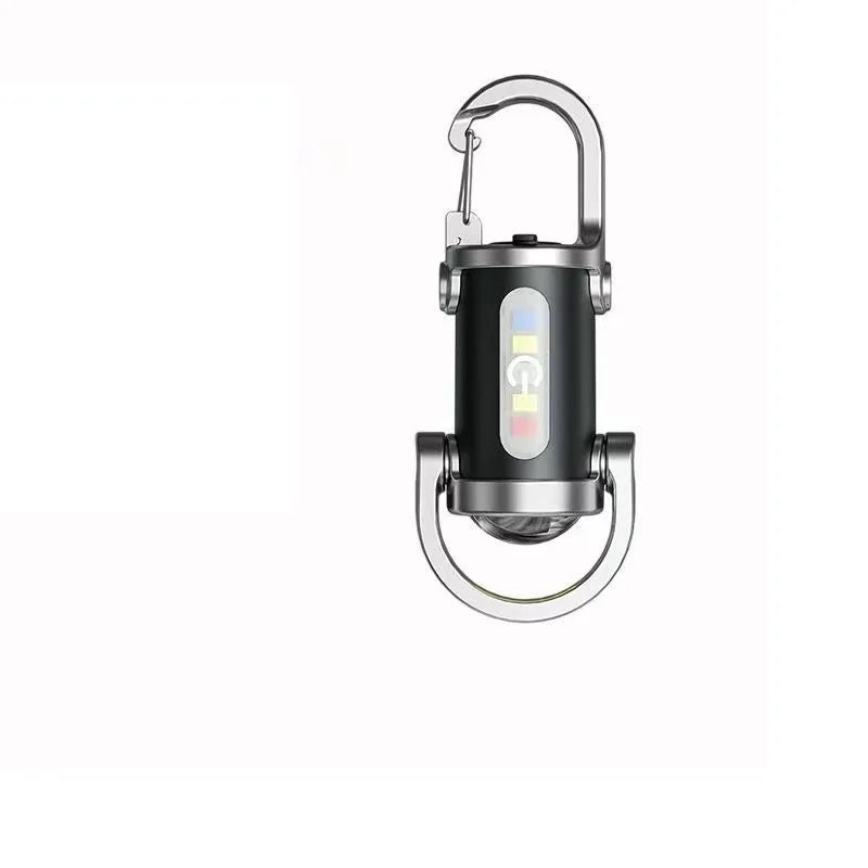 LED Keychain Pocket Flashlight USB Rechargeable