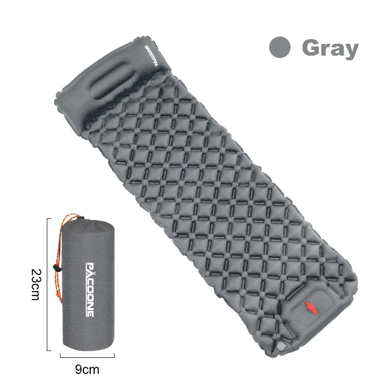 Outdoor Sleeping Pad with Built-in Pump