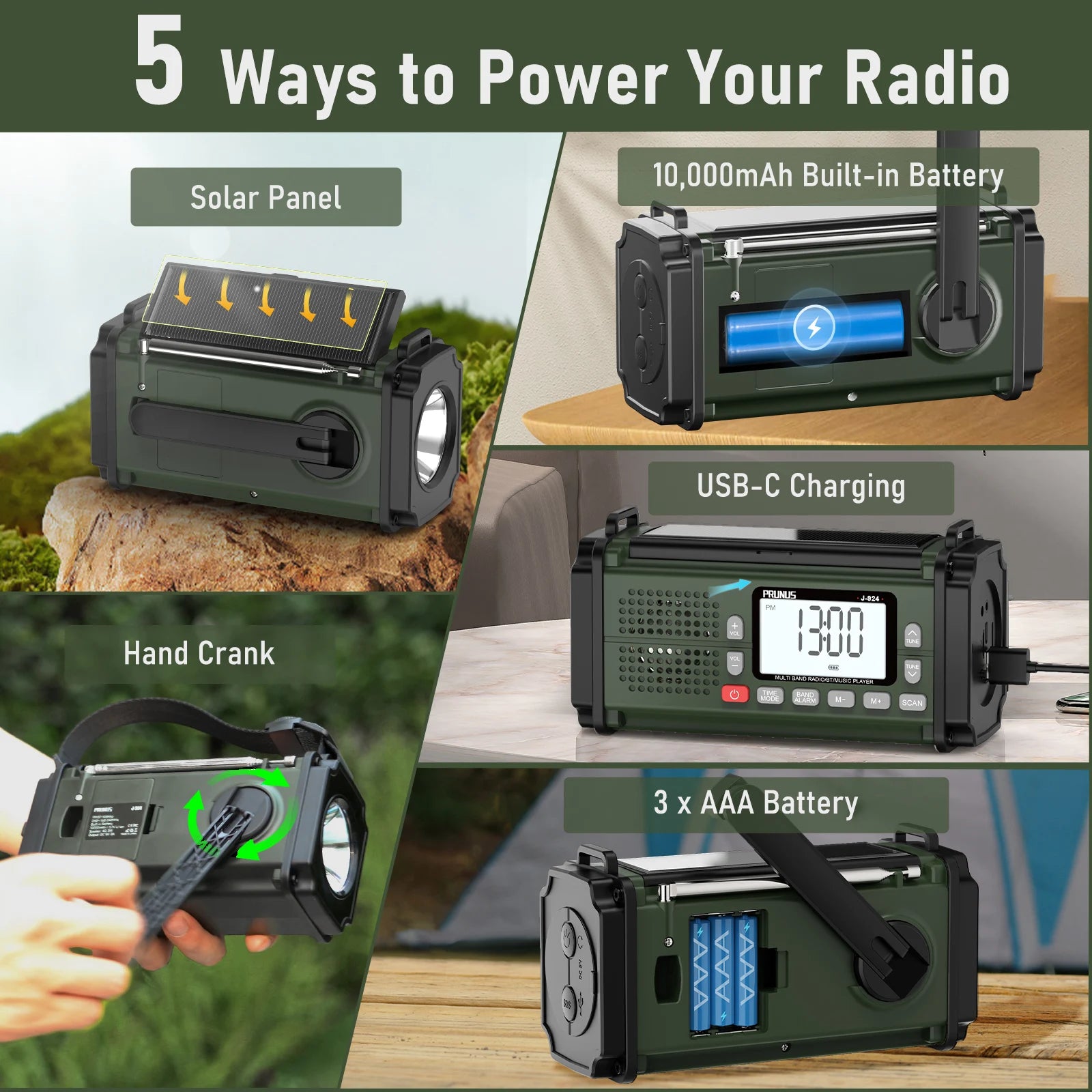 Hand Crank Emergency Radio