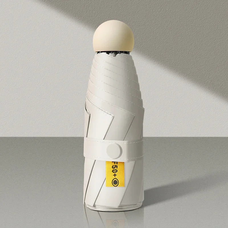 Compact Travel Mini Umbrella Uv Protection Capsule