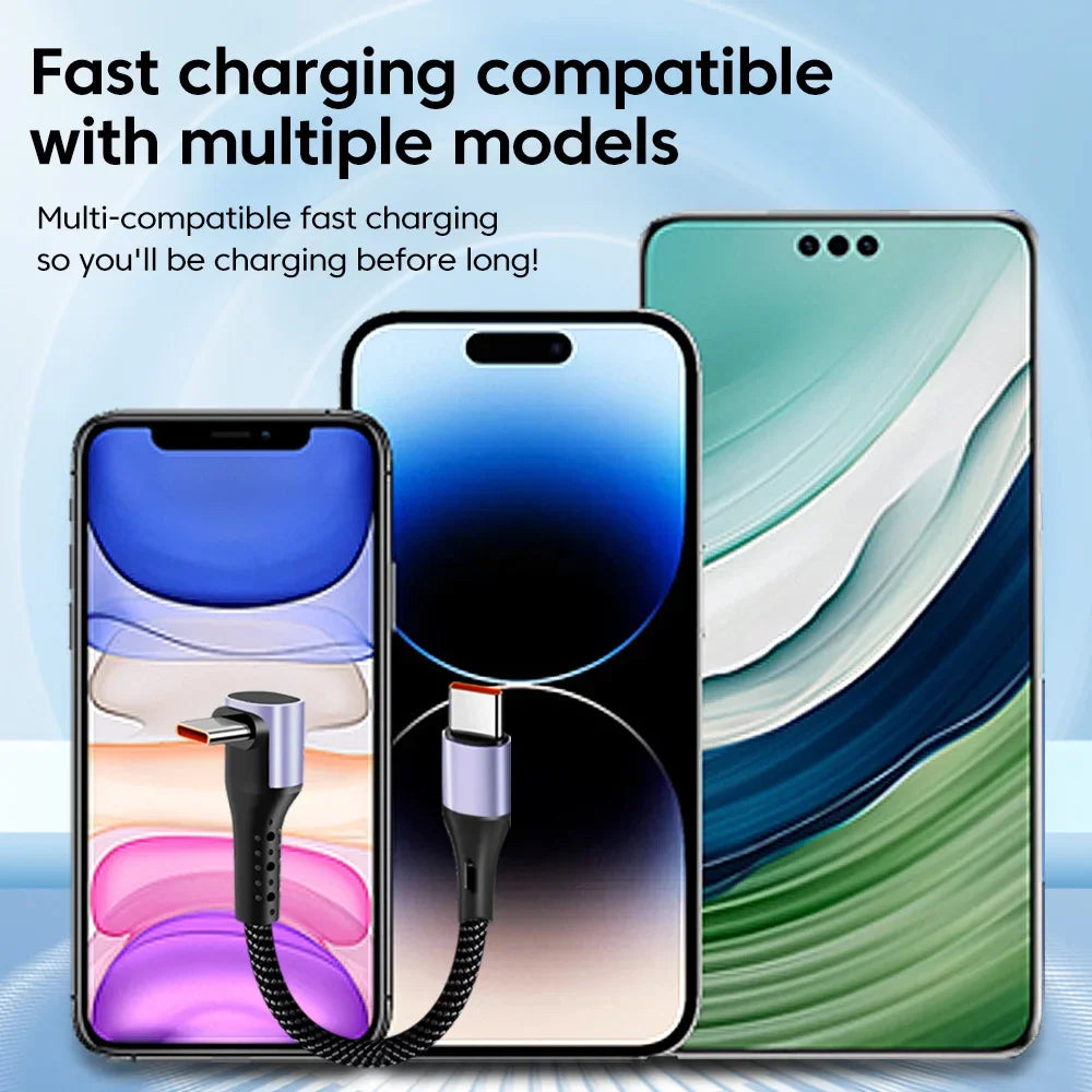 Short 15CM 30CM USB A to C, C to C, Straight, Angled