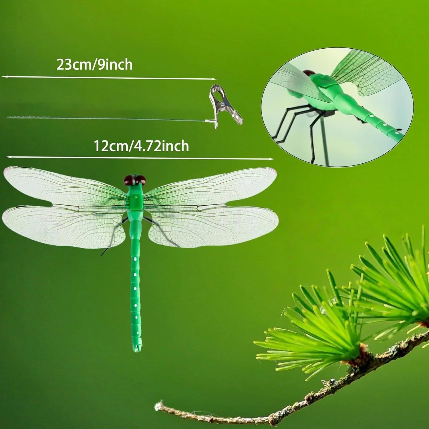 Dragonfly Clips qty 12
