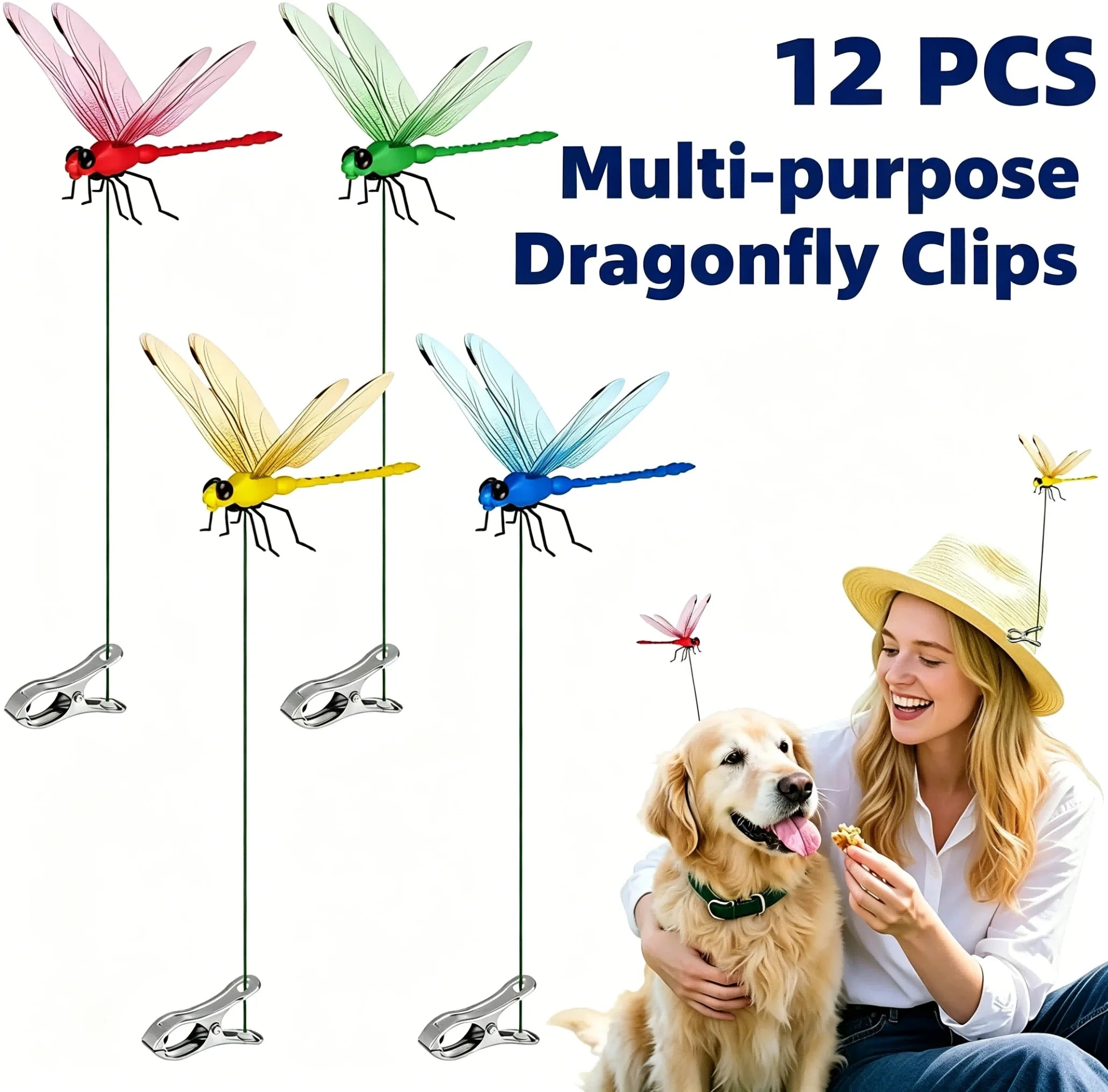 Dragonfly Clips qty 12