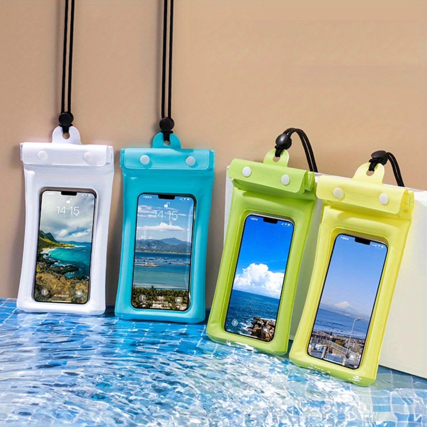 3-Piece Waterproof Phone Pouch