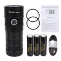 8000 lumens Powerful LED Flashlight - USB C Rechargeable