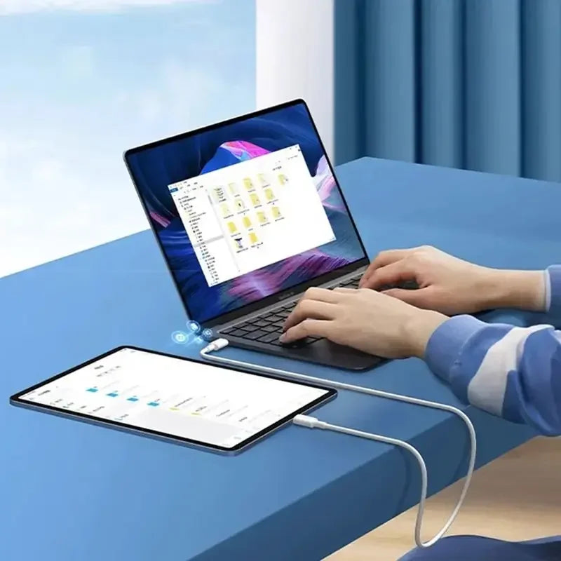 Dual USB-C To Type C Super Fast Charging Cable
