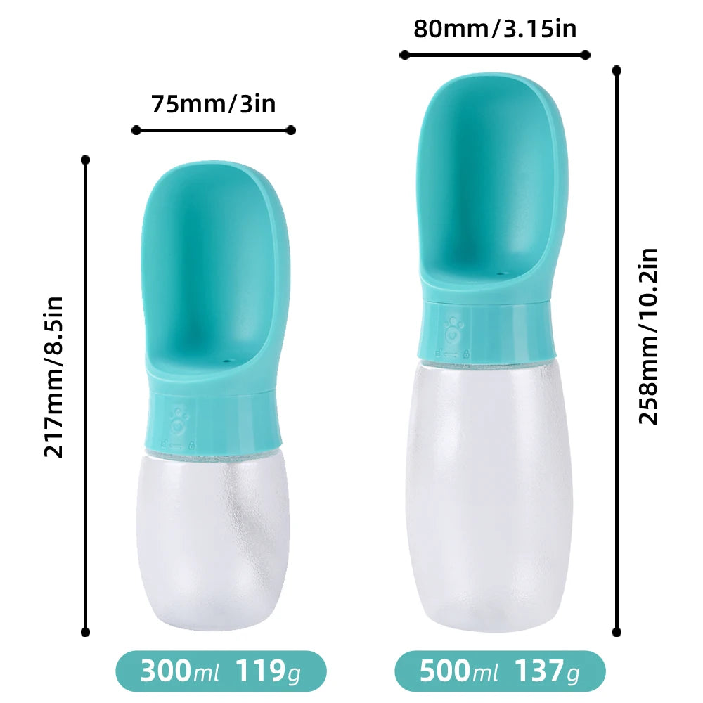 300/500 ml Portable Dog Water Bottle