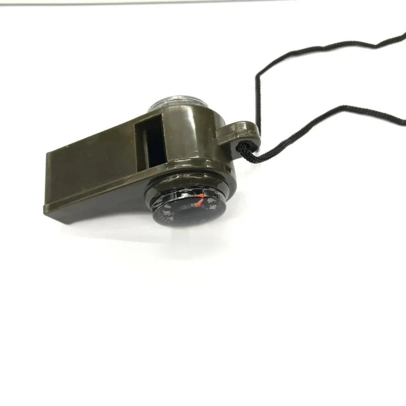 3-in-1 Survival Whistle with Compass & Thermometer