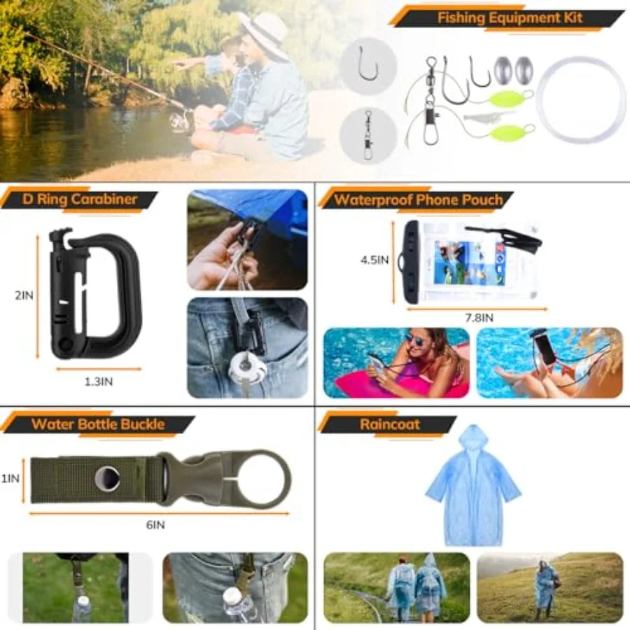 250pcs Survival Kit