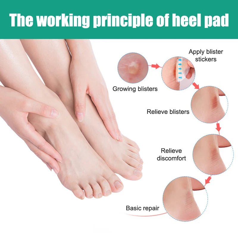Adhesive Hydrocolloid Gel Blister Heel Stickers