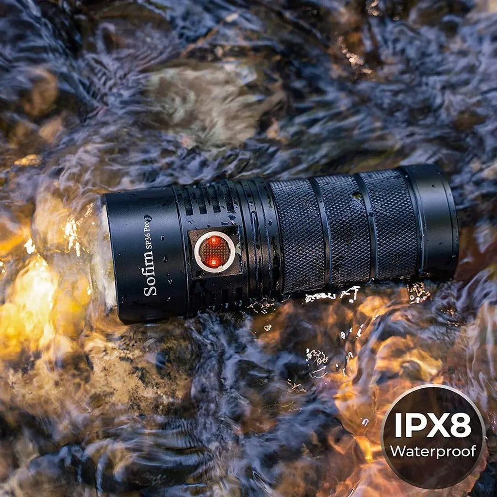 8000 lumens Powerful LED Flashlight - USB C Rechargeable