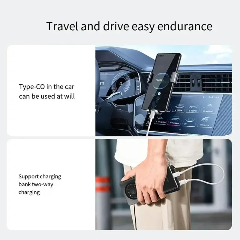 Dual USB-C To Type C Super Fast Charging Cable