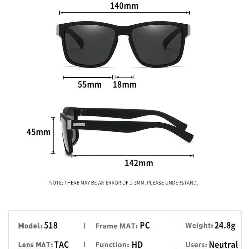 Black Polarized Sunglasses