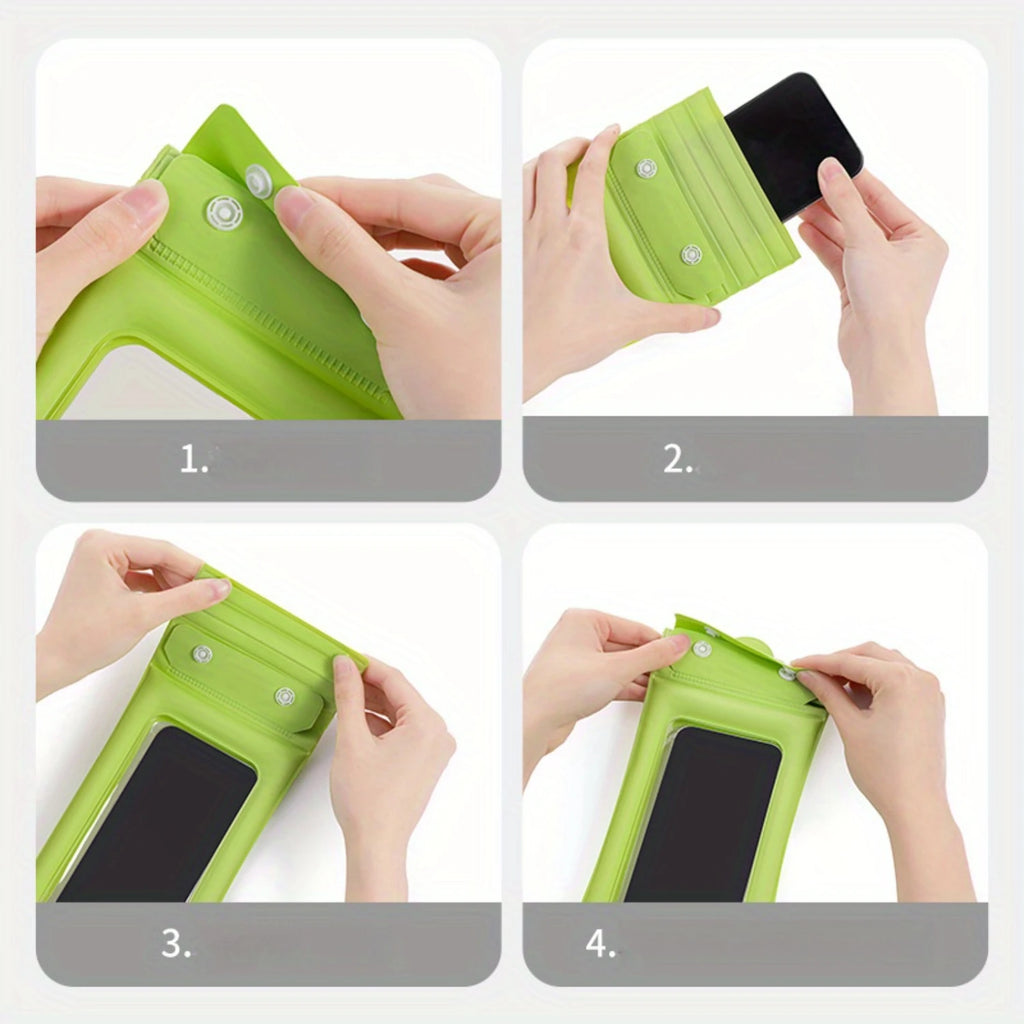 3-Piece Waterproof Phone Pouch