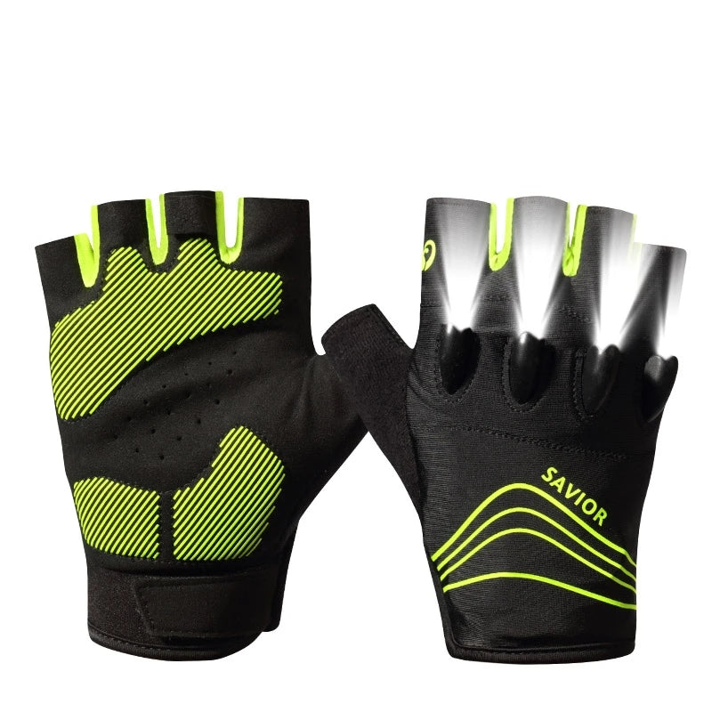Led Gloves Mountain Hiking Cycling Fishing Outdoor Night