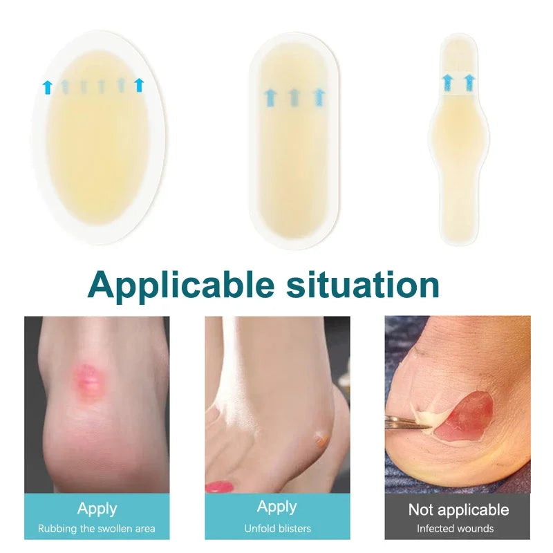 Adhesive Hydrocolloid Gel Blister Heel Stickers