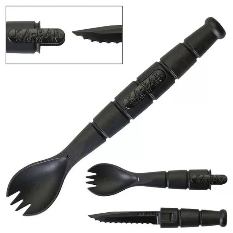 Camping Fork Spoon Knife Combo