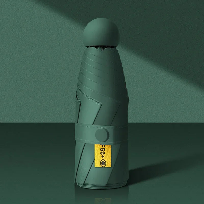 Compact Travel Mini Umbrella Uv Protection Capsule