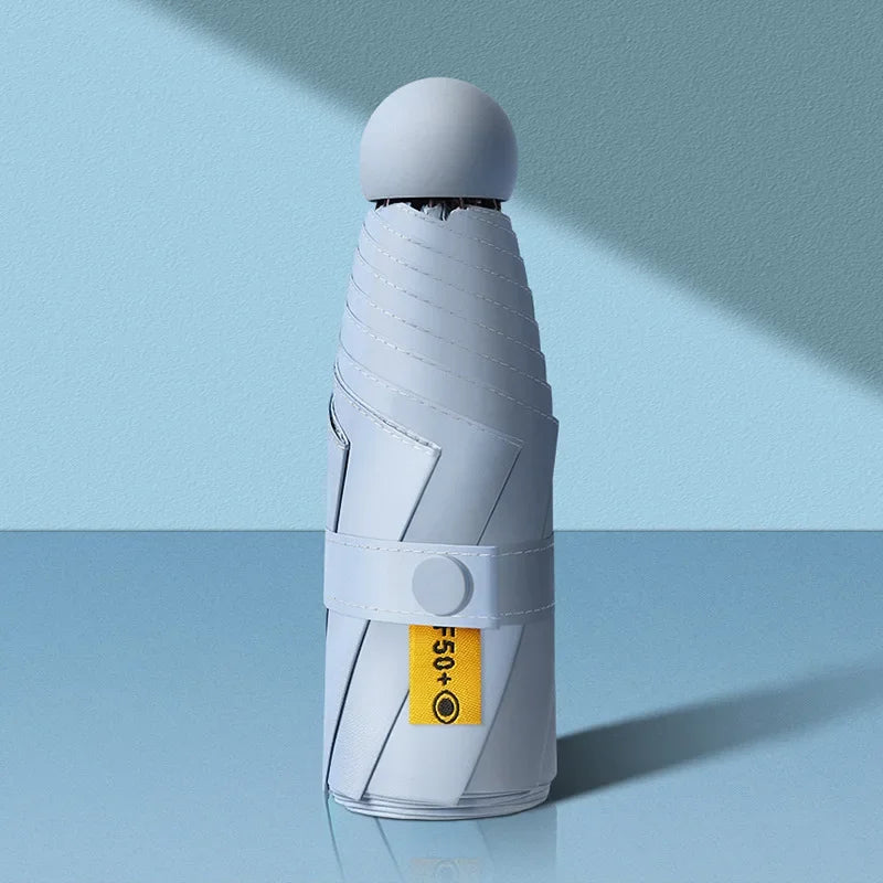 Compact Travel Mini Umbrella Uv Protection Capsule