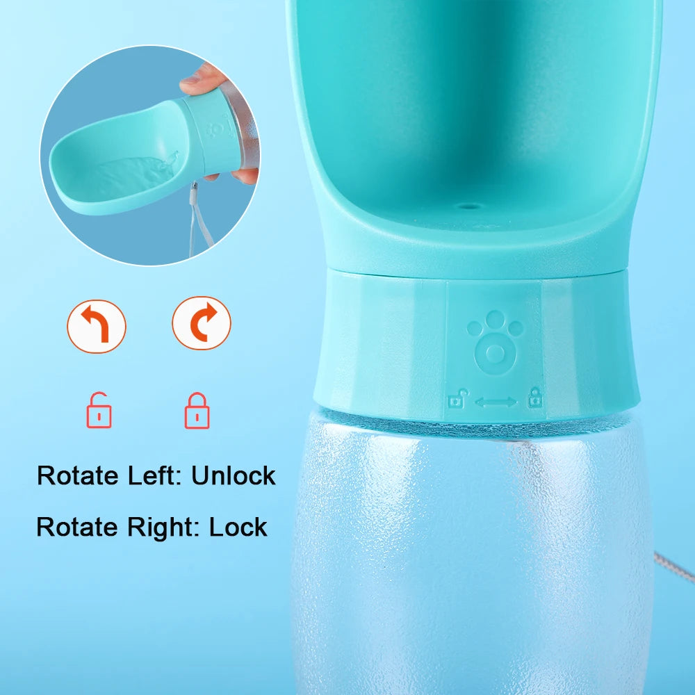 300/500 ml Portable Dog Water Bottle