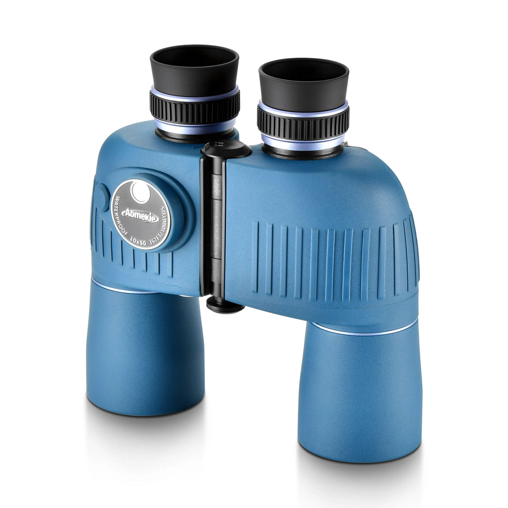 10X50 Marine Waterproof Binoculars with Illuminated Rangefinder Compass