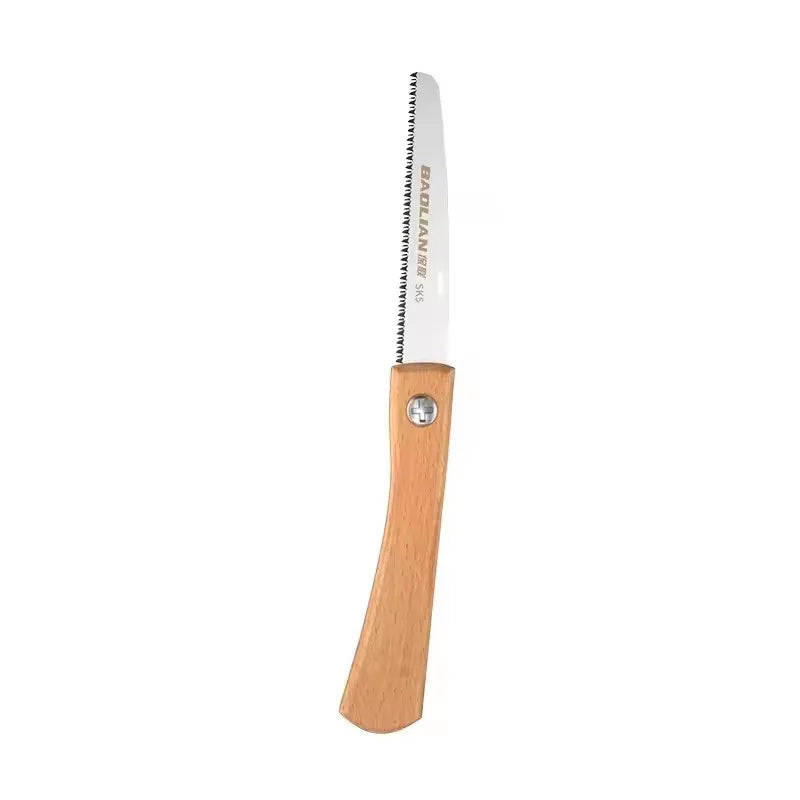 Mini Folding Saw Non-slip Wooden Handle